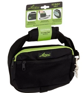 Guinzaglio Gear By Redeemer Nero 3-N-1 EZ Walker Guinzaglio Borsa Sacchetto Cani Più Grandi 40 libbre + - Foto 1 di 1