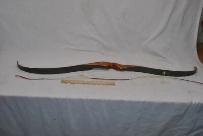 ARCO RECURVO VINTAGE OSO KODIAK MAGNUM ACCIONADO POR VIDRIO 52# 65" Foto 1 de 4