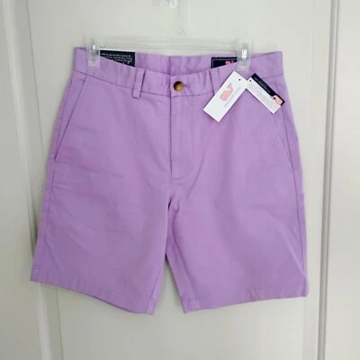 NUEVO Pantalones Cortos Vineyard Vines Calce Clásico 9" Púrpura Lavanda Cintura 30 Foto 1 de 4