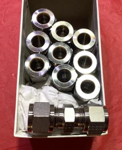 HOKE Gyrolok 6U6M0 Tube Fittings 3/8" OD (Pack of 10) - Picture 1 of 2