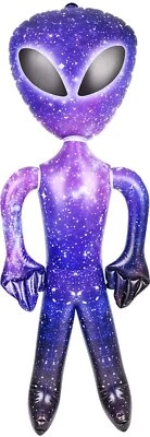 RHODE ISLAND NOVELTY 63" Giant Galaxy Alien INFLATE (Vinyl) Inflatable Huge Alien Figures on Hang Tag