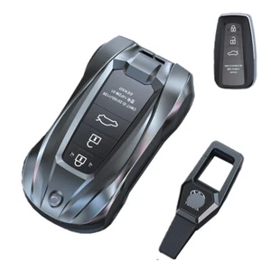Funda de metal para llavero Toyota RAV4 Camry CHR Highlander Prado llavero - Imagen 1 de 16
