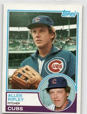 1983 Topps #73 Allen Ripley  Chicago Cubs MLB Vintage Baseball Card