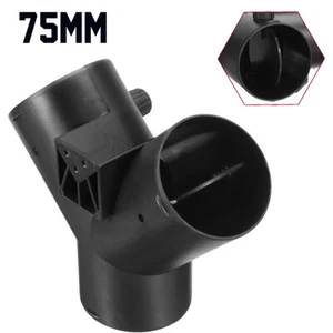 3 Y-Branch Duct Splitter Outlet Connector W/ Regulator Flap Valve For Heater - Picture 1 of 6