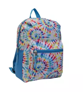 Maletín personalizado Rainbow Tie Dye 16" para estudiante universitaria nueva con etiquetas - Imagen 1 de 8