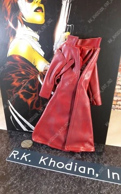Figura de acción Phicen escala 1/6 analgésico Jane chaqueta larga de cuero rojo solamente  Foto 1 de 3