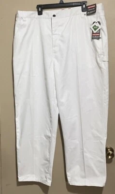 Pantalones de pintor blancos Craftsman para hombre 44 X 30 protección de tela de teflón Foto 1 de 4