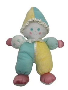 Vintage Playskool Pastel SWEET BEGINNINGS Clown 1991 Baby Soft Doll 11252 - Picture 1 of 4