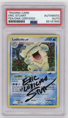 PSA Signed Eric Stuart Ludicolo 13/132 Secret Wonders Pokémon - Image 1 of 2