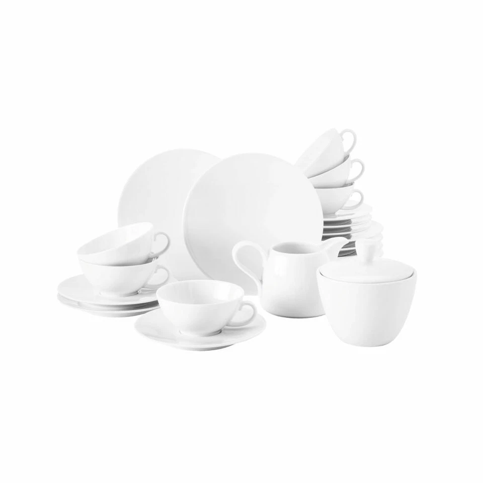Seltmann Weiden L servicio de té 20 piezas Tee Service Teeset vajilla de porcelana blanca Foto 1 de 1