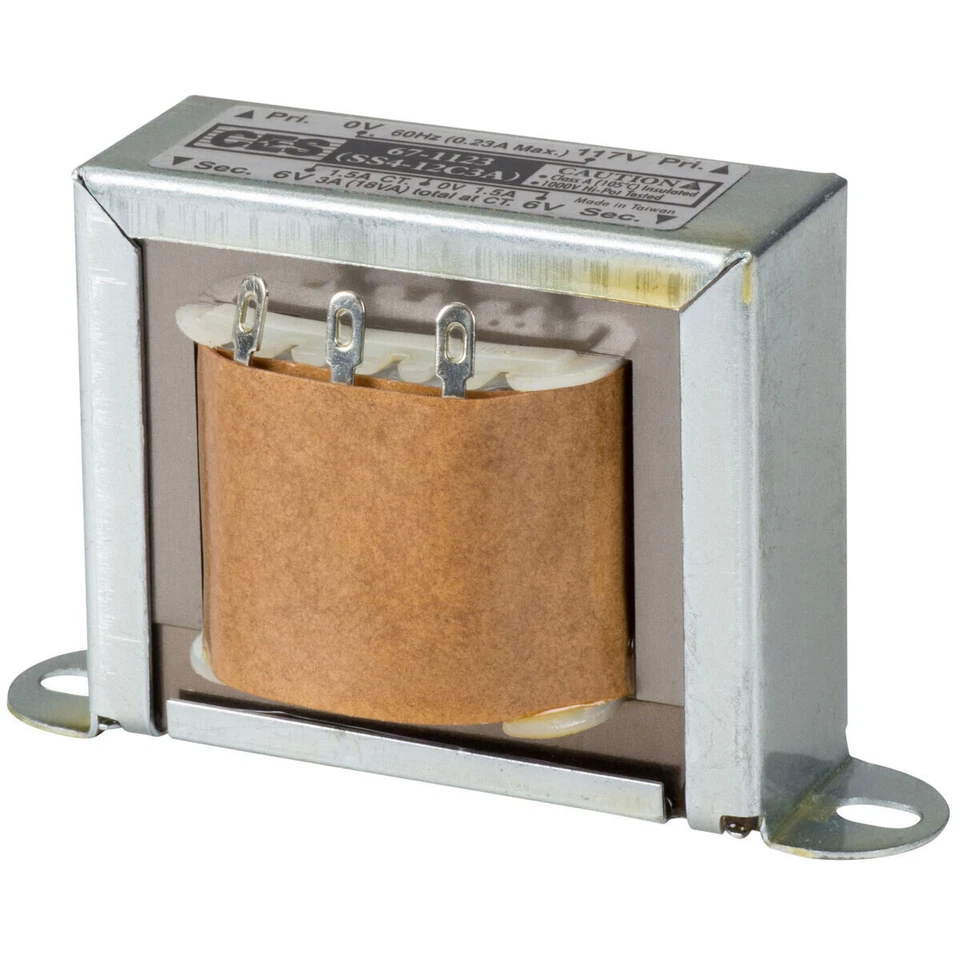 [3DMakerWorld] 12V CT 3A Power Transformer (6.3V- 0-6.3V) - Image 1 of 1