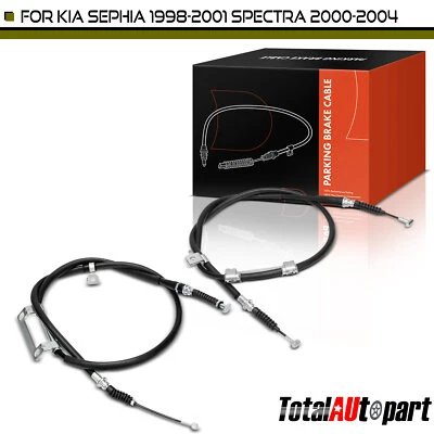 2x Cable de freno de estacionamiento trasero para Kia Sephia 1998-2001 Spectra 00-04 0K2A244410F Foto 1 de 4