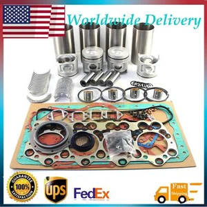 4D34 4D34T Engine Rebuild Kit For Mitsubishi 3.9L Diesel Fuso Canter Excavator - Picture 1 of 7