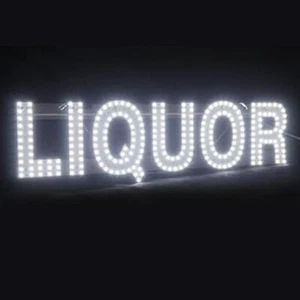 LED LIQUOR SIGN (7X30") 5000K for Bar, Man Cave, Pub, or Store - Picture 1 of 1