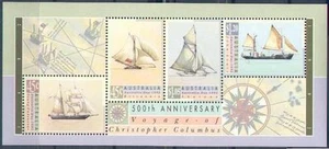 Australia 1992 SAILING SHIPS Mini Sheet Unhinged Mint SG MS1337 - Picture 1 of 1