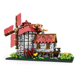 Reobrix European Century Windmills Town Model Modular Building Blocks 2296Pcs - Picture 1 of 11