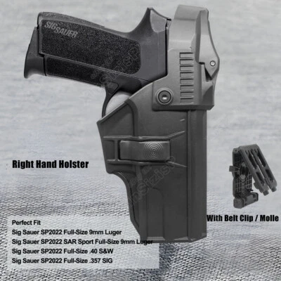 Police Duty Holster Fit SIG SP2022 Holster Sig Sauer SP2022 Level 3 Full Size - Image 1 of 4