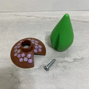 Vintage Little Tikes Dollhouse Blue Roof Replacements Part Shrub Bush Tree - Picture 1 of 5