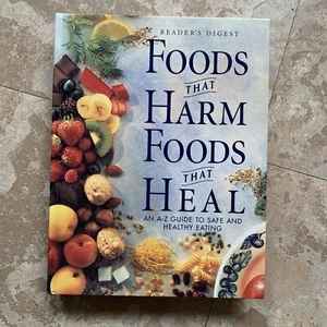 Readers Digest - Foods That Harm Food & Foods That Heal A-Z Guide *Free Shipping - Picture 1 of 5