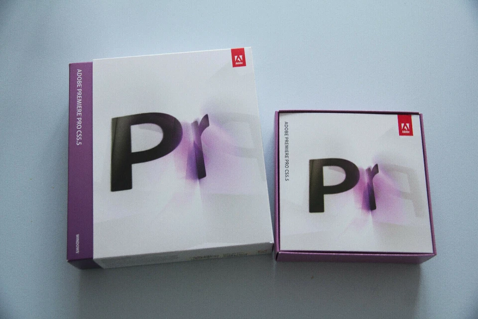 Adobe Premiere Pro CS5.5 Vollversion Windows deutsch Mwst BOX Videobearbeitung - Bild 1 von 1