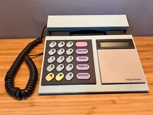 B&O Bang & Olufsen Beocom 2000 Danish Design Teal Lime Telephone Works Worldwide - Afbeelding 1 van 6