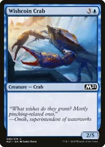 Wishcoin Crab Foil (086) Core Set 2021 M21 MTG Magic - Imagen 1 de 1