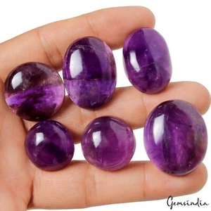 300 Ct Natural Purple Amethyst Cabochon Loose Untreated Jewelry Making Gemstones - Picture 1 of 5