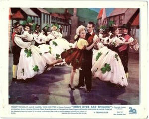 Irish Eyes Are Smiling Original Lobby Card June Haver Dick Haymes dance 1944