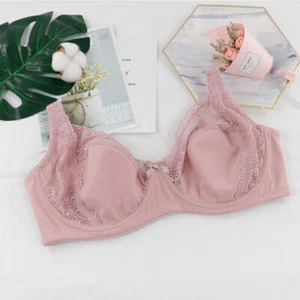 Plus Size Womens Bras Minimizer Brassiere Breathable Lace Lingerie Underwear Top - Picture 1 of 41