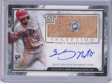 2023 Topps Inception ZACH NETO /99 On Card AUTO Game Used Base ROOKIE RC ANGELS