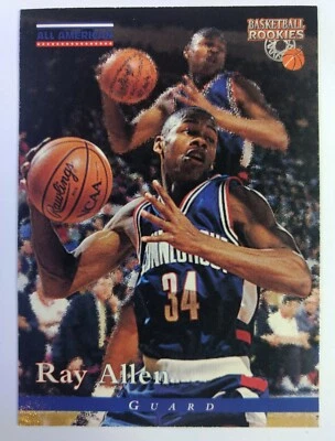 1996 96 Score Board Basketball Rookies All American Ray Allen Rookie RC #84 - Image 1 of 3