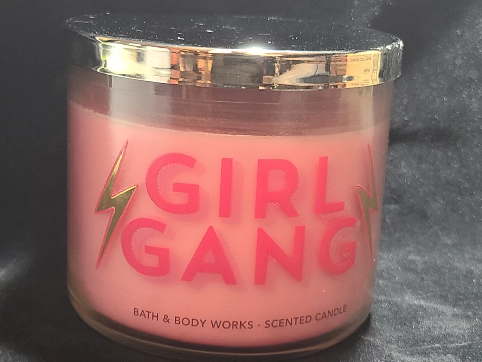 2 X Bath & Body Works Girl Gang Pink Bubble Gum 3 Wick 14.5 Oz Candle Sugarcane