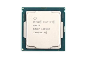 Intel Pentium Gold G5420 3.80GHz Dual-Core 4MB LGA 1151 CPU P/N: SR3XA Tested - Picture 1 of 2