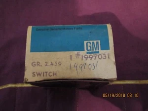 RARE NOS VINTAGE ORIGINAL GM LITTEL FUSE HEADLIGHT DIMMER SWITCH PART # 19777031 - Picture 1 of 12