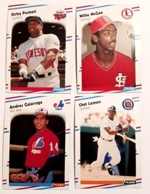 1988 Fleer Baseball, #1-200, You Pick, COMPLETE YOUR SET!! - Image 1 of 4