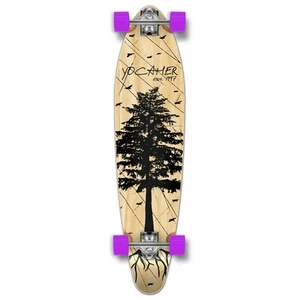 Yocaher Kicktail Longboard Completo - Nei Pini: Naturale - Foto 1 di 6