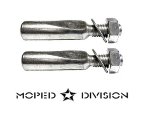 UNIVERSAL 9.5MM MOPED PEDAL ARM COTTER / SAFETY PIN SET only for 9.5mm pedal arm - Picture 1 of 1