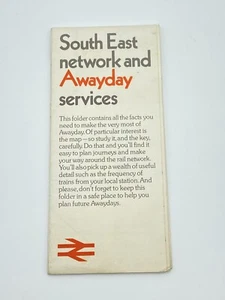 1974 South East Network Awayday Services Railway Map - Picture 1 of 9