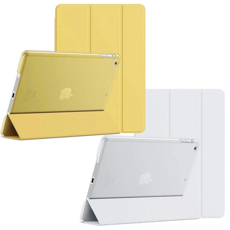 VINCIANN Custodia smart cover retro colorato trasparente per iPad Air 1 2013 9.7" stand