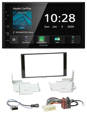 Kenwood Bluetooth MP3 DAB USB 2DIN Autoradio für Nissan Micra Note ab 2013 - Bild 1 von 4