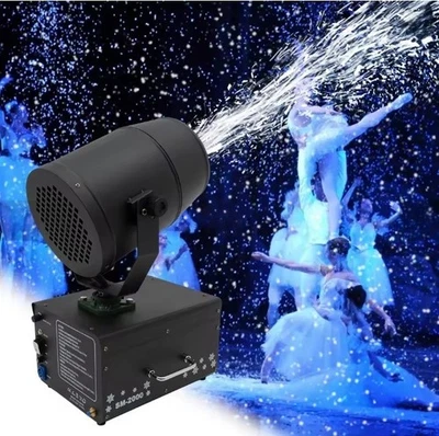 Stage Equipment Snow Maker Machine Portable Snowflake Machine Realistic Effect - Image 1 of 4