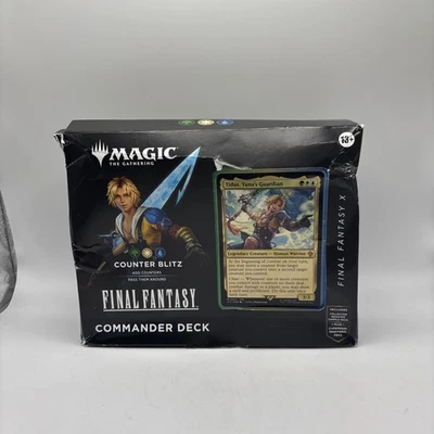 MTG Final Fantasy Commander Deck Counter Blitz Damaged Box - Image 1 of 4