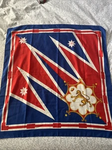 TURBANTI FABIO SIENA - CONRADA DELLA PANTERA SCHAL BLAU ROT - Bild 1 von 5