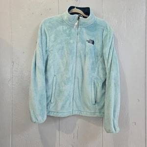 The North Face Jacket Women’s Osito Jacket Size L Raschel Fleece TEAL Green - Picture 1 of 10