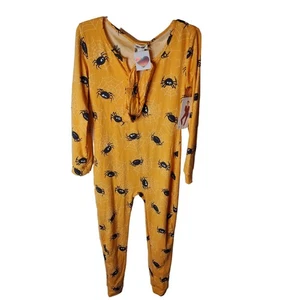 ShoSho One Piece Jumpsuit Outfit, Halloween Spiders, NWT, Medium - Picture 1 of 5