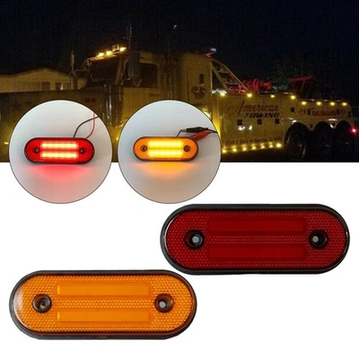 Brand New Side Marker Light Indicator Light Rear Light Truck Trailers Vans 12LED - Image 1 of 4