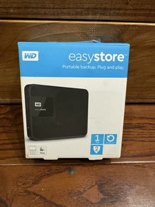 Western Digital WD - Disque dur externe portable USB Easystore 1 To - Noir - Photo 1/4
