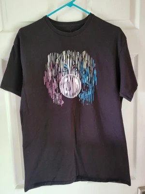 DC Comics Harley Quinn Bubblegum Hair Glitter Six Flags Exclusive T-Shirt Size L - Image 1 of 4