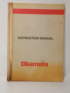 Okamoto OGM-8 and OGM-12 Series Cylinrical Grinder Instruction Manual - Picture 1 of 7