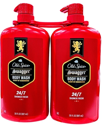 Old Spice Swagger Body Wash Cedarwood Scent 2 x 30 Fl Oz Bottle - Image 1 of 3